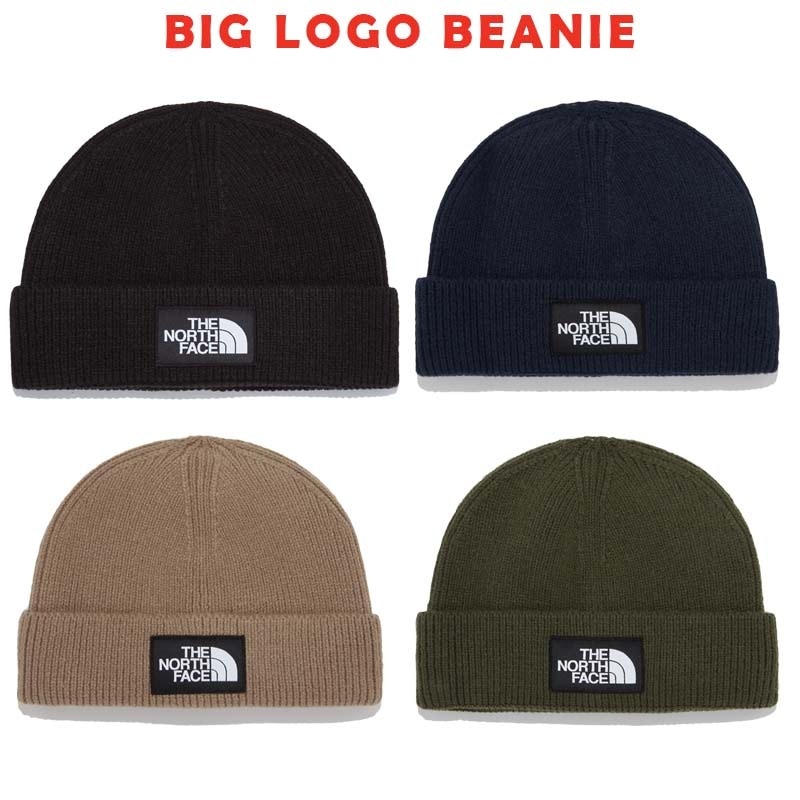 韓国正規品保証 関税負担なし NE3BQ52A BIG LOGO BEANIE デイリー 基本 着装 男子 女子 人気 韓国 ファッション 男女共用 アウトドア