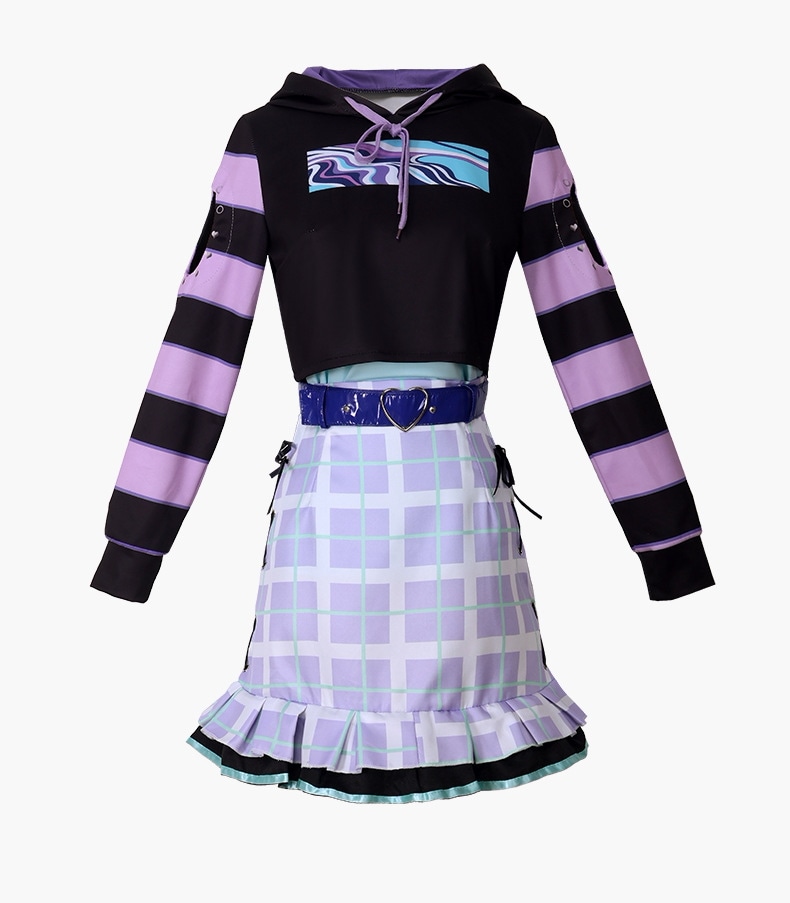 【Azuiblc】 プロセカ 暁山瑞希 コスプレ衣装　オリジナル ダークデコラ・スイートガール プロジェクトセカイ　舞台服　衣装