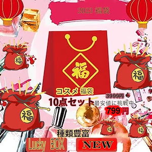 [国内発送]最安値挑戦中2023コスメ福袋 10個入 福袋 人気化粧品　コスメ 涙袋 アイシャドウ アイライナー マスカラ　ハイライト
