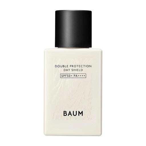 BAUM(バウム) ダブルプロテクション デイシールド n 60mL SPF50+ ・ PA++++ 日焼け止め ウッディ の香り 日中用 紫外線予防 サンケア 森林浴 ユニセックス メンズ ギフト