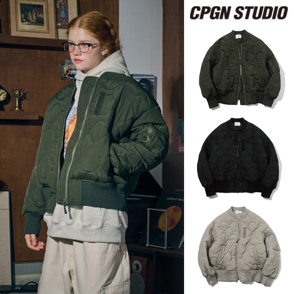 【CPGN STUDIO】 QUILTING MA-1 JAKET