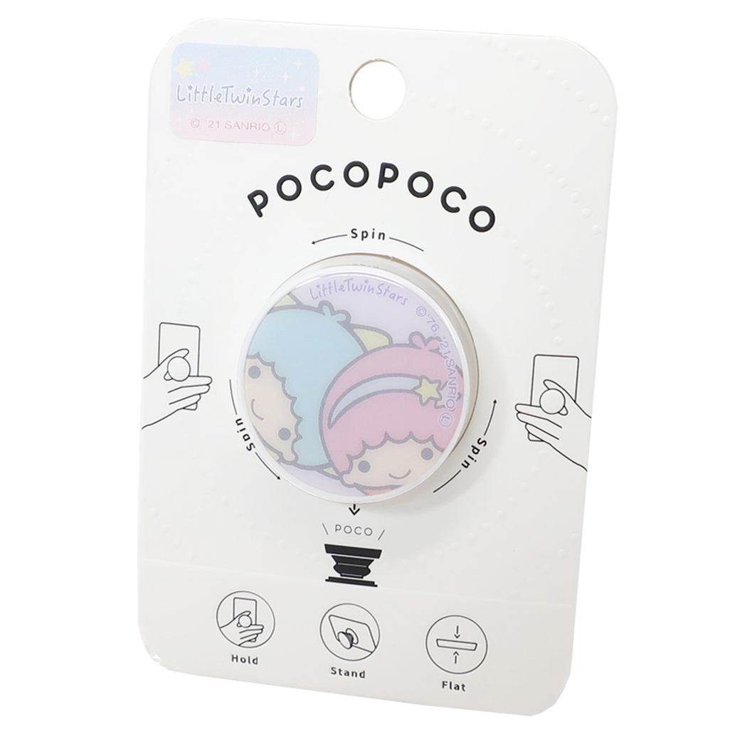 リトルツインスターズ キキ ララ Pocopoco スマホアクセ サンリオ グルマンディーズ スマホスタンド キャラクター グッズ メール便