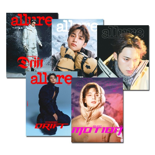 [5種セット] 韓国女性雑誌 allure Korea 2025年 11月号 (SEVENTEENのミンギュ表紙5種セット)