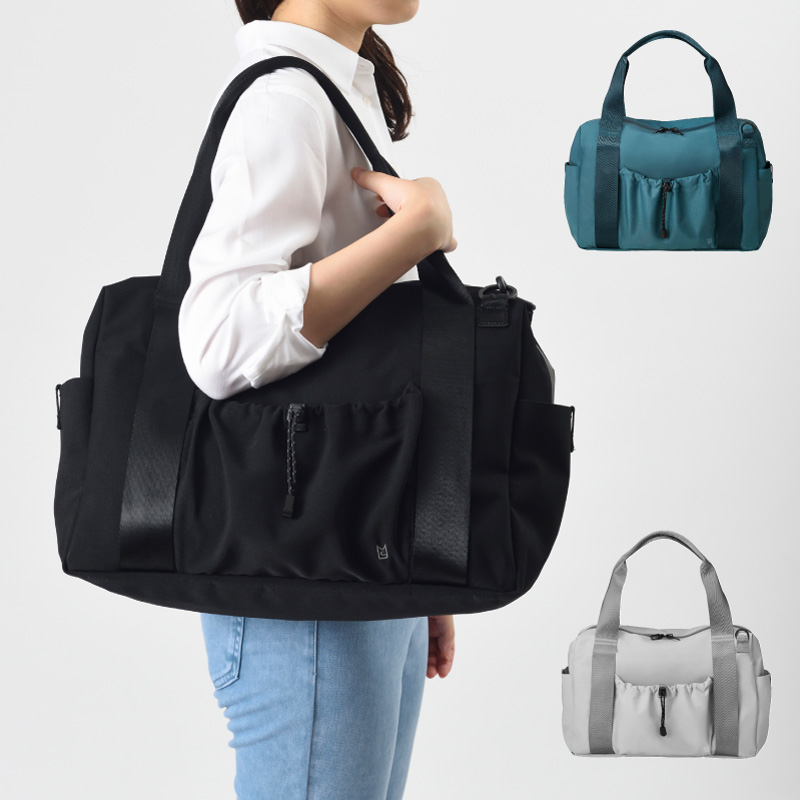 ボストンバッグ LIKID 3WAY ショルダーバッグ 肩掛け 斜め掛け ハンドバッグ 手持ち 収納 防水 防滴 強撥水 耐水 メンズ レディース おしゃれ キャリーオン 整理 旅行 カバン スポーツ