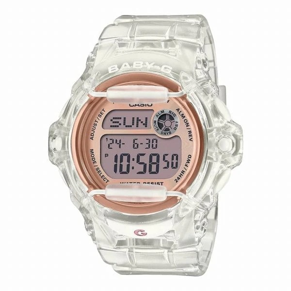 取寄品 正規品 CASIO腕時計 カシオ BABY-G ベイビージー デジタル表示 丸形 クオーツ 20気圧防水 BG-169UG-7BJF レディース腕時計