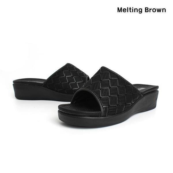 デイリー 女性 スリッパ 厚底 オフィスシューズ 2color