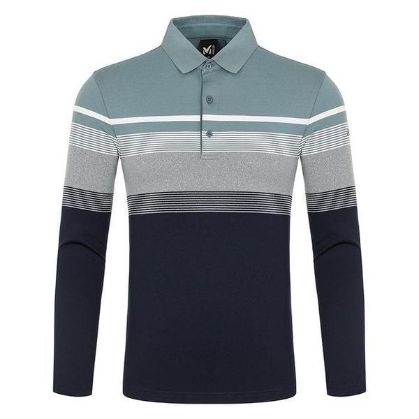 MG01 [24FW 40% 행사] 남성 봄가을 간절기 카라티 데피 스트라이프 (S41153373)