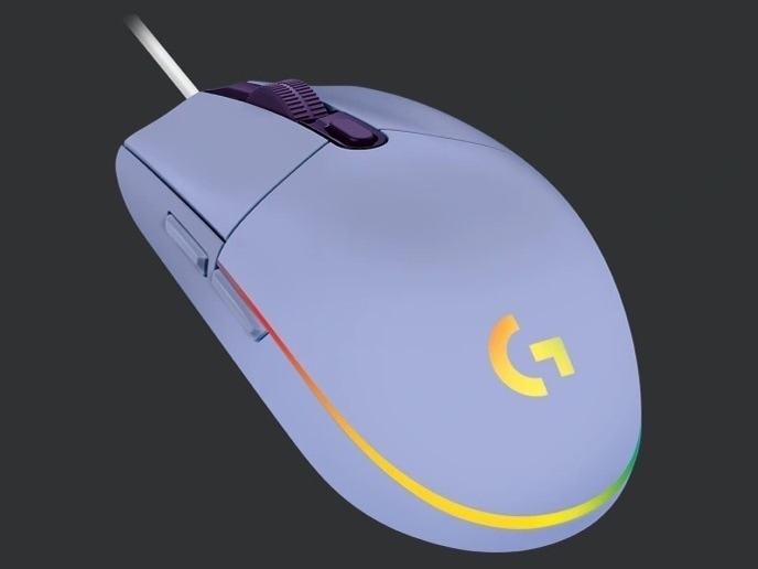 G203 LIGHTSYNC Gaming Mouse G203-LC [ライラック]有線マウス