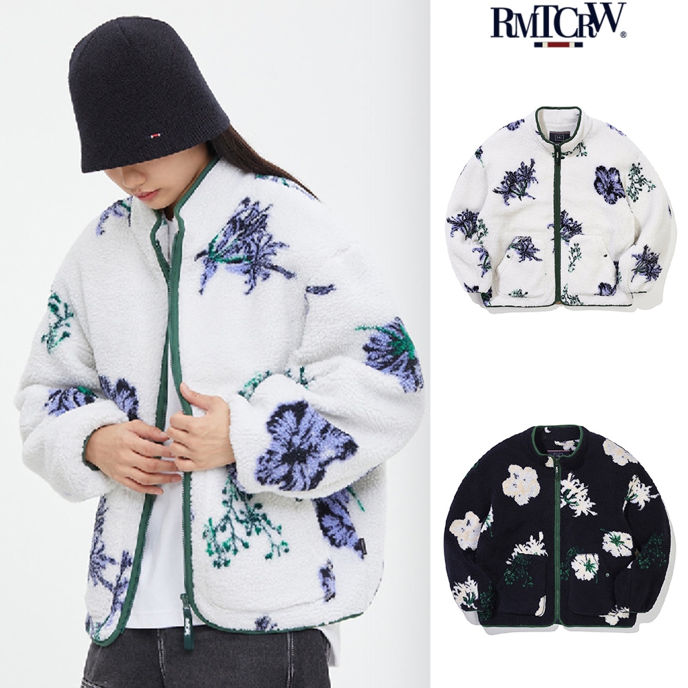 【ROMANTIC CROWN】WILD FLOWER FLEECE JACKET