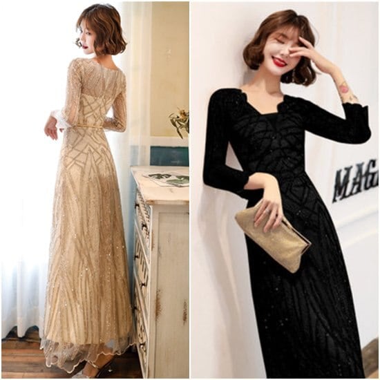 【取寄：納期2週間】演奏会ドレス ロングドレス 大きいサイズ 2XL 小さいサイズ エレガント ゴージャス