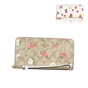 coach 長財布 花柄