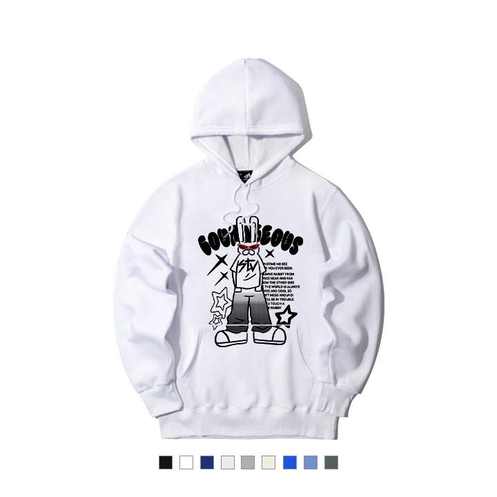 HIP RABBIT 起毛 フード Tシャツ HOODIE (SPH4-5SP154)