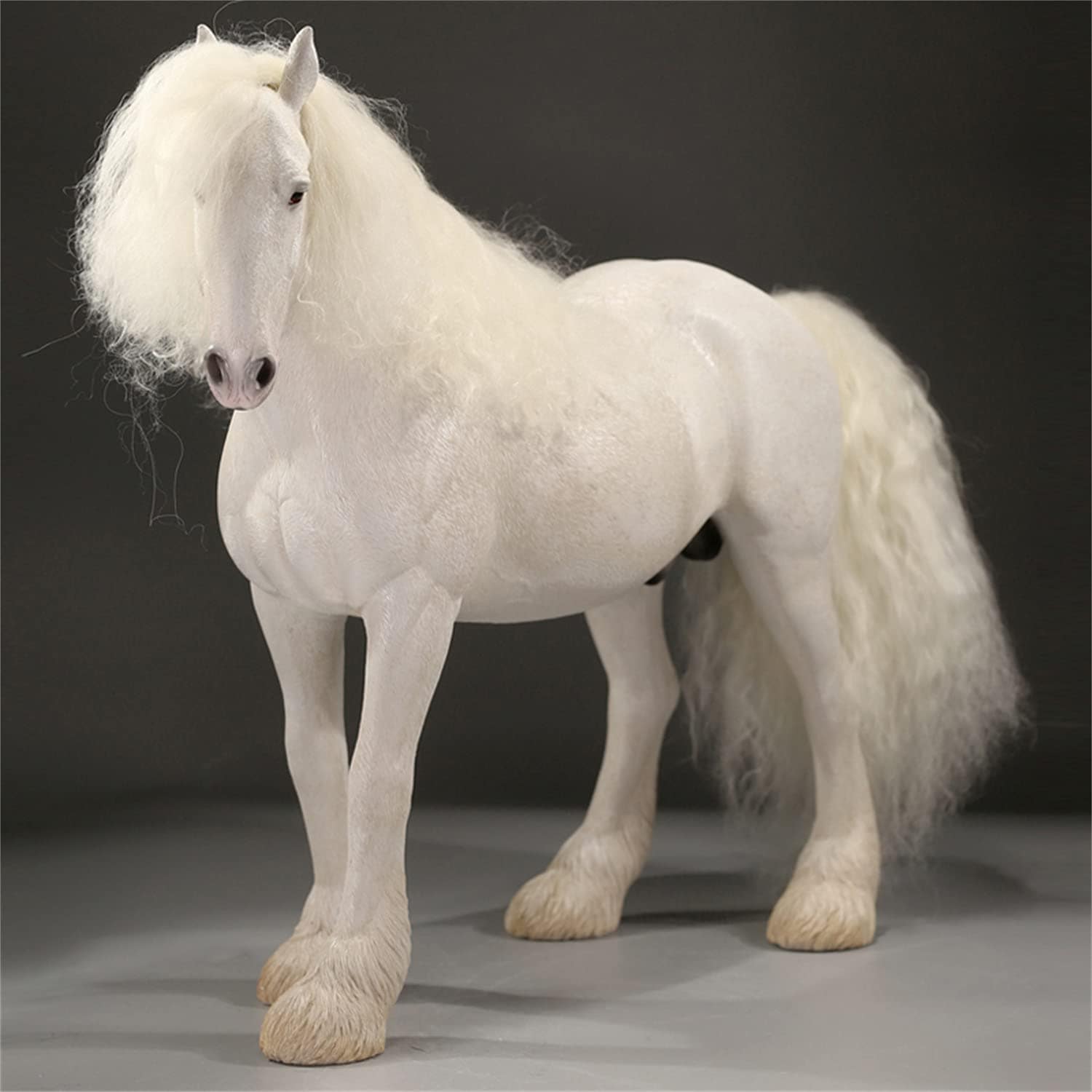 Mr.Z 1/6 サイズ シャイヤー 2.0 ホース 馬 動物 重種 リアル フィギュア PVC プラモデル 大人のおもちゃ 模型 40cm級 オリジナル スタチュー 塗装済 完成品 動物好き 誕生日