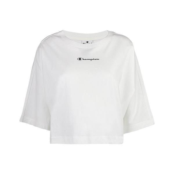 女性半袖クロップTシャツ 114887 WW001