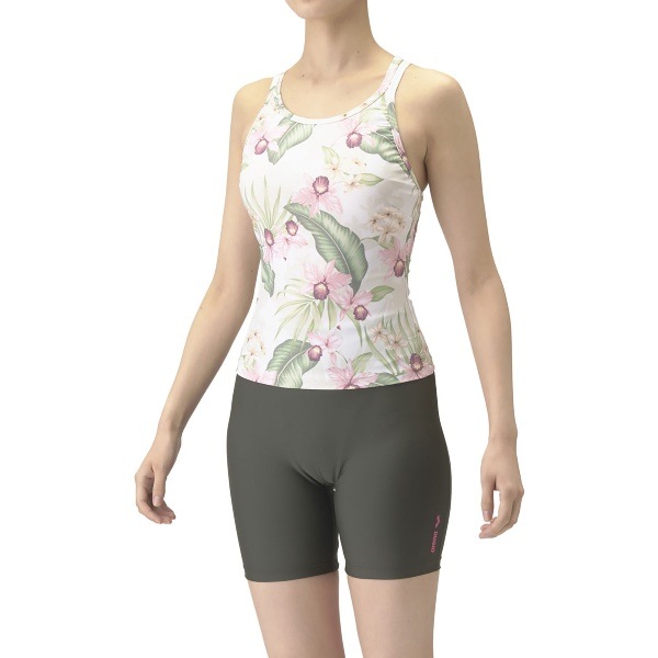 ARENA アリーナ フィットネスセパレーツ ミドルレッグ 差し込みパッド 水泳 水着レディース フィットネス AS4FWF44W-PKGR