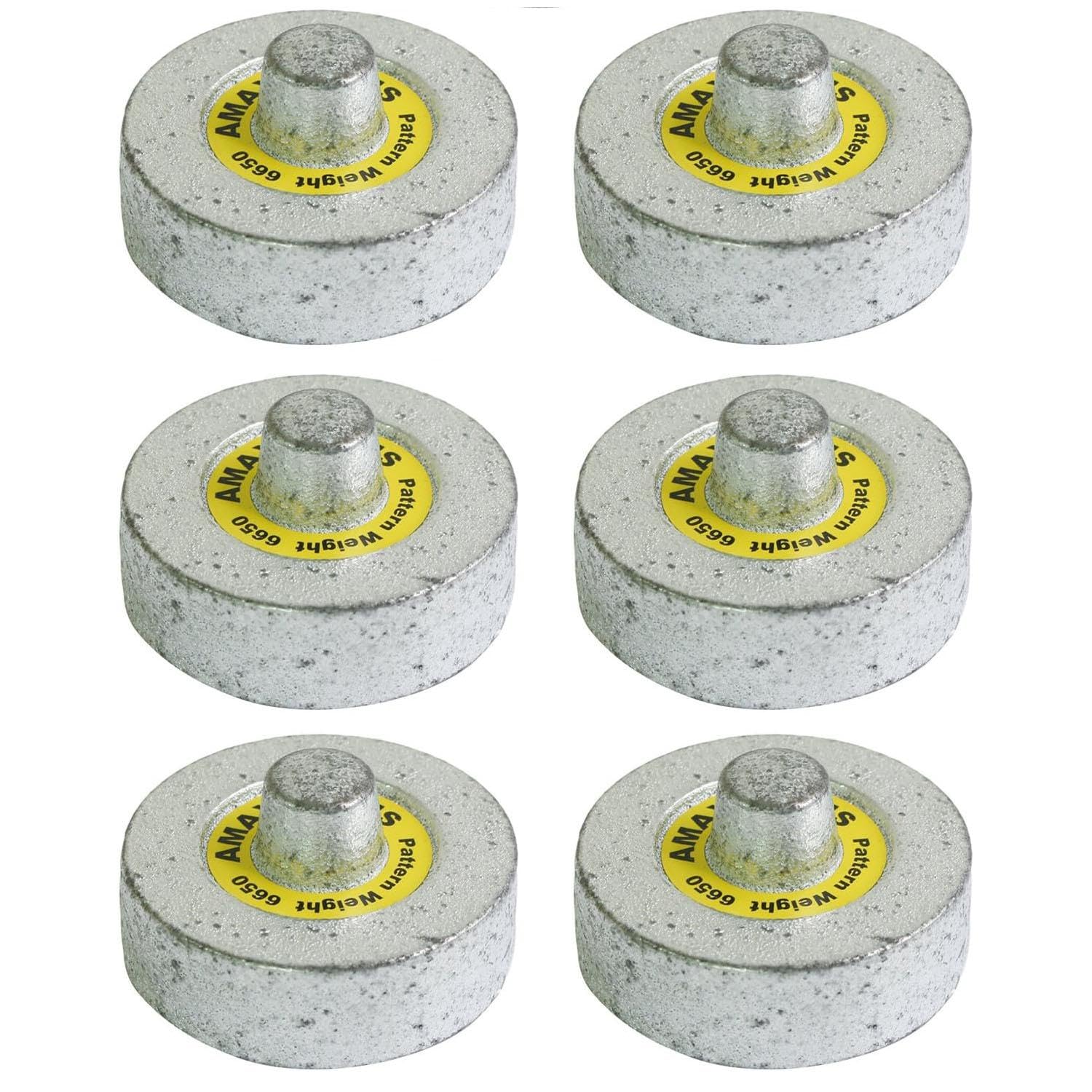 日本紐釦貿易(Nippon Chuko) 丸型文鎮 φ60mm 370g 6個 SGM6650-6