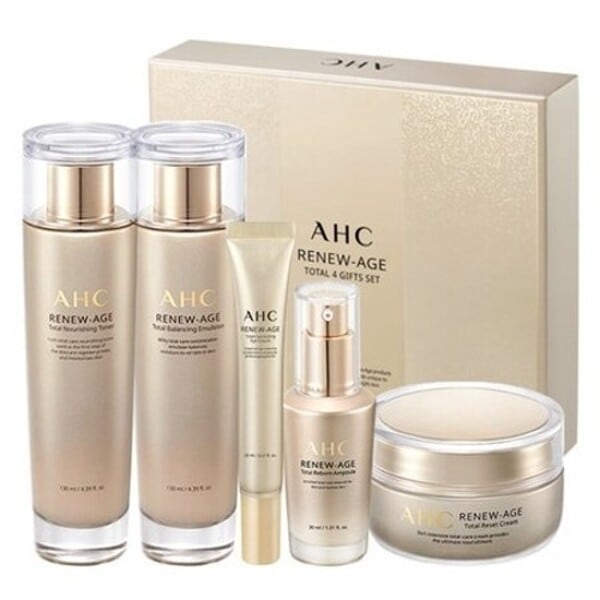 AHC リニューエイジ トータル4種 ギフトセット + ショッピングバッグ おまけ