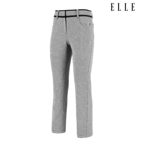 ゴルフセーブゾーン01 女性の細かい柄 ジャカード セミブーツカットパンツ 6L21603 199 (45729587)