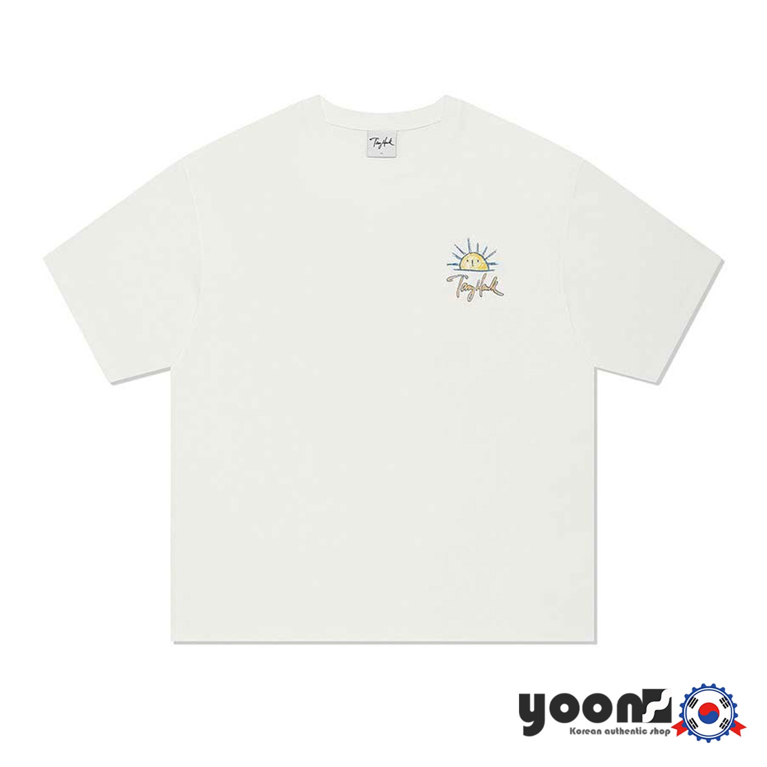 [TONY HAWK] クレヨングラフィックTシャツ (ホワイト)