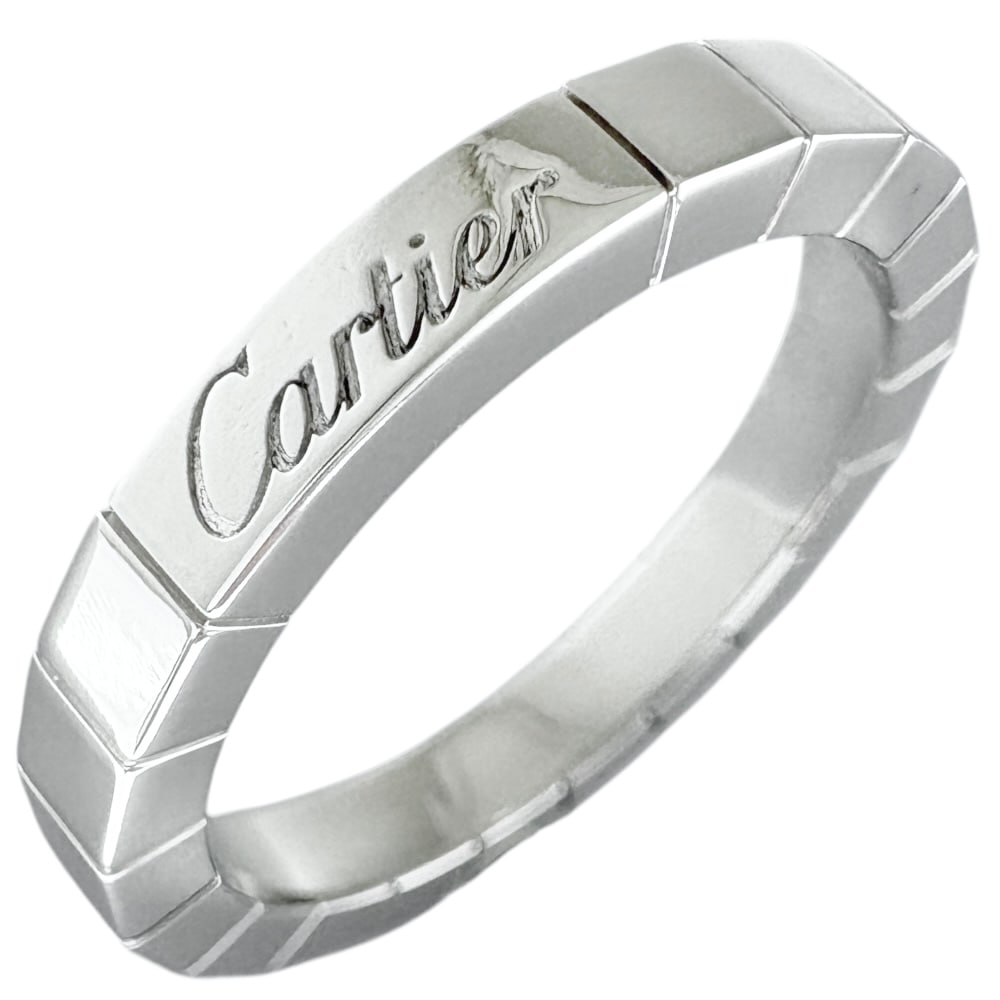 カルティエ ラニエール リング 指輪 14.5号 18金 K18ホワイトゴールド CARTIER 中古 美品