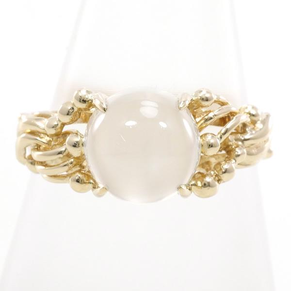 K14 14金 YG イエローゴールド リング 指輪 12号 ムーンストーン ジュエリー 中古 27,515円