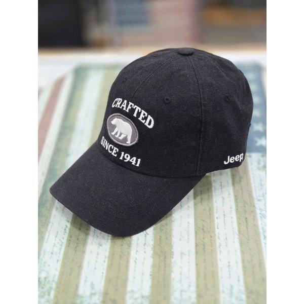 男女共用クマワッペンボールキャップ(JQ3GCU127)_DG