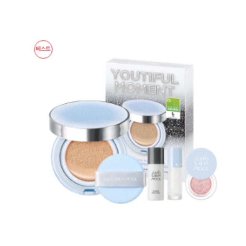 エッセンシャル スキンヌーダー クッション(グリッターポット+リップトッパー+水クリーム ミニ)