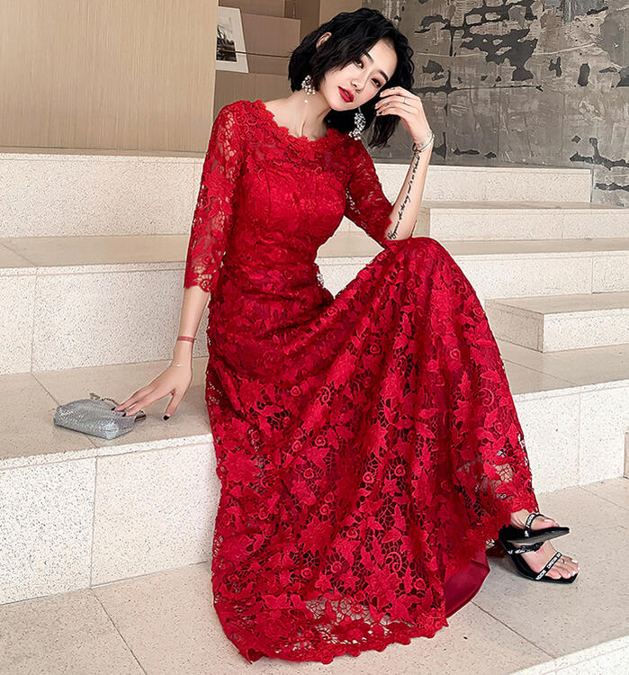 希少アイテムパーティードレス ロングドレス 演奏会用ドレス 袖あり イブニングドレス カラードレス フォーマルドレス 花嫁 ドレス 結婚式 カクテルドレス 二次会 お呼ばれ エンパイア ワンピース コ