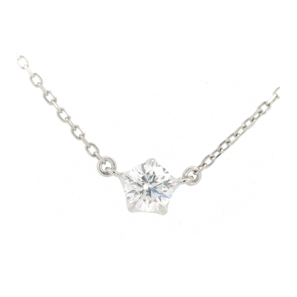 ヨンドシー ダイヤモンド ネックレス 4.8ミリ 4℃ Pt950(プラチナ)/Pt850(プラチナ) 質屋出品