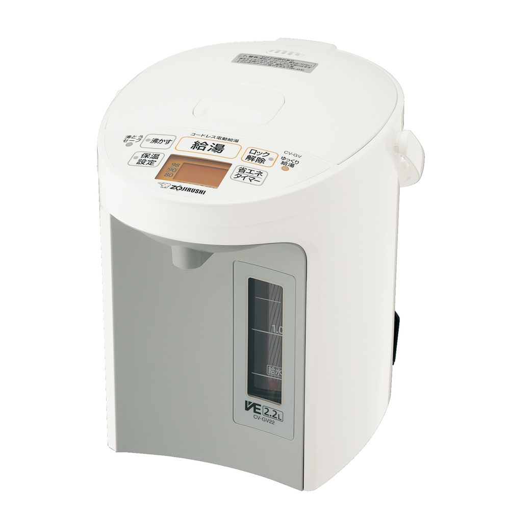 象印 CV-GV22-WA マイコン沸とうVE電気まほうびん　2.2L　ホワイト CVGV22WA