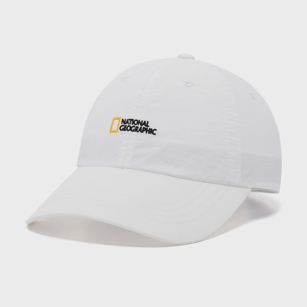 ナショナルジオグラフィック ロゴ 軽量キャップ ホワイト N255AHA820