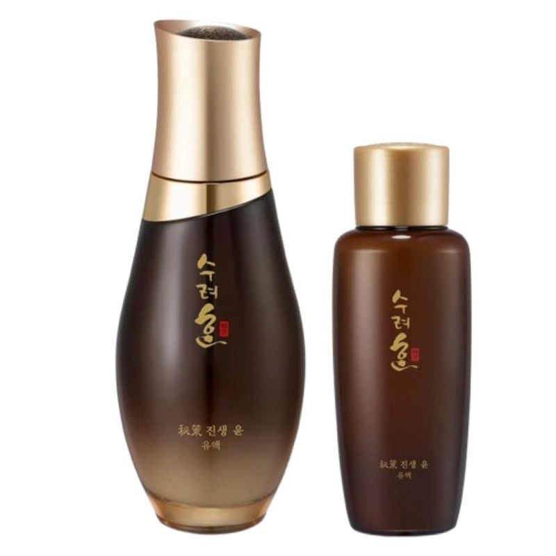 秘策人参 潤 乳液 130ml + 100ml/韓方エッセンス 高麗人参スキンケア 保湿と弾力アップ 艶のある肌 敏感肌対応 伝統韓方成分 高濃縮保湿 自然由来成分 贈り物