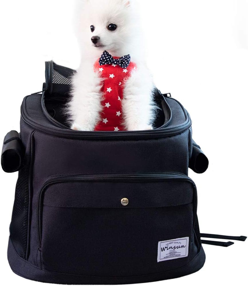 ペットキャリーバッグ リュック型 通気性 安定性 旅行 通院 散歩 電車移動 避難用 犬 猫 ウサギ対応