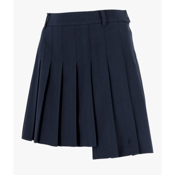 (6J61851 820) 2023年 女性 秋の段違いプリーツスカート