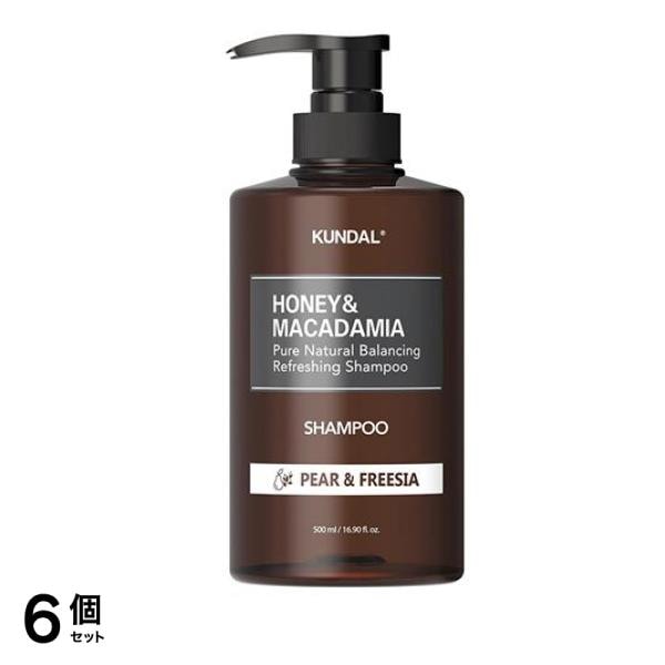 KUNDAL(クンダル) ハニー&マカダミアシャンプー ペアー&フリージア 500mL 6個セット