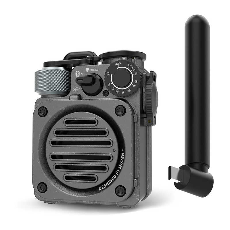 MUSEN　Wild Mini 第3世代 Bluetooth スピーカー ブラック　MW-PVXI3B