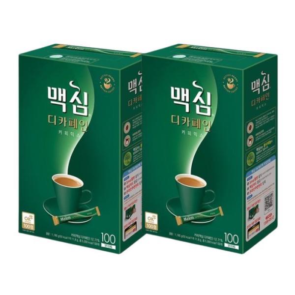 東西食品 マキシム デカフェイン コーヒーミックス スティック型 100入り 2個