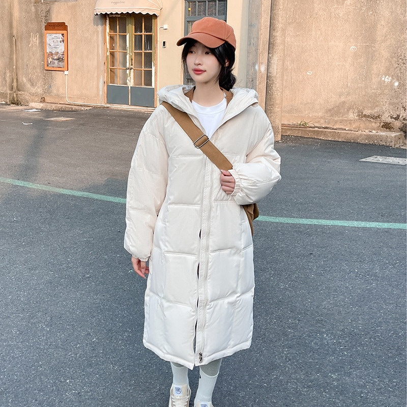 製品 気質 中綿コート レディース ロングコート ロング丈 ベンチコート フード付き ダウンジャケット アウター シンプル 防寒 厚手 ゆったり