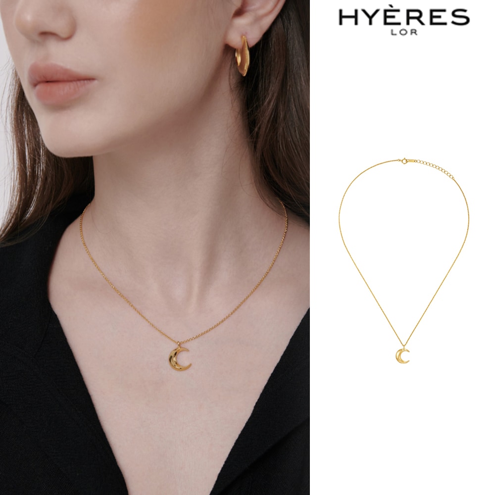 [HYERES LOR] Champagne Moon Goutte SV(Y) Necklace 13,720円