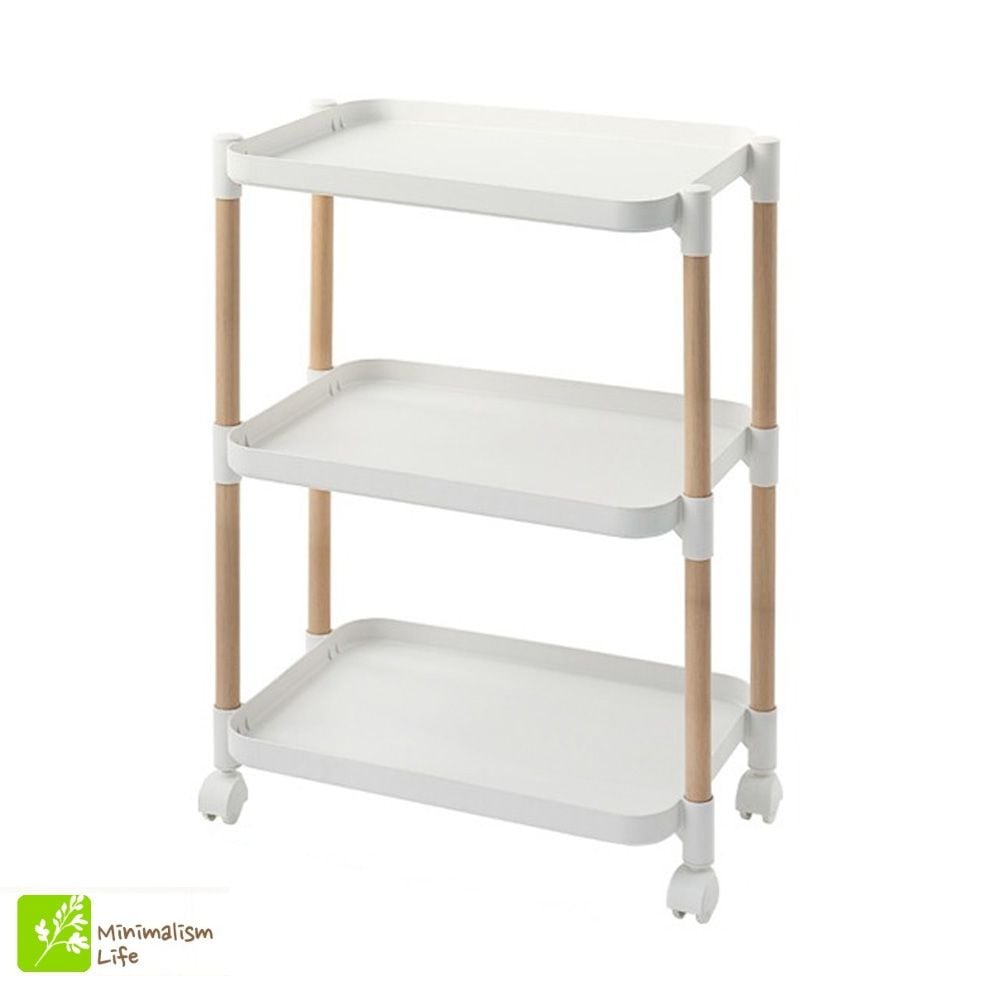 トロリー棚3段565x355x730mm