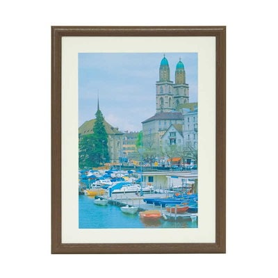 他サイト： フジカラー　木製額縁　IM-30 ワイド4切 ブラウンの商品画像