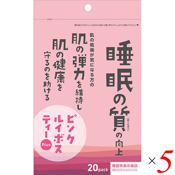 小川生薬 ピンクルイボスティーPlus 40g(2g20) 5個 機能性表示食品 6,438円