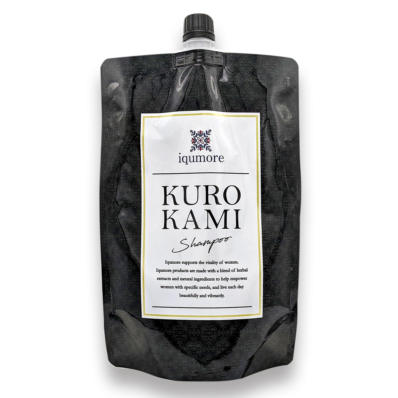 【ヘアケア専門医師監修ブランド】イクモアクロカミシャンプー 400ｇ×1袋(約30日分) クリームシャンプー 黒 白髪染め シャンプー カラーシャンプー カラートリートメント イクモア公式