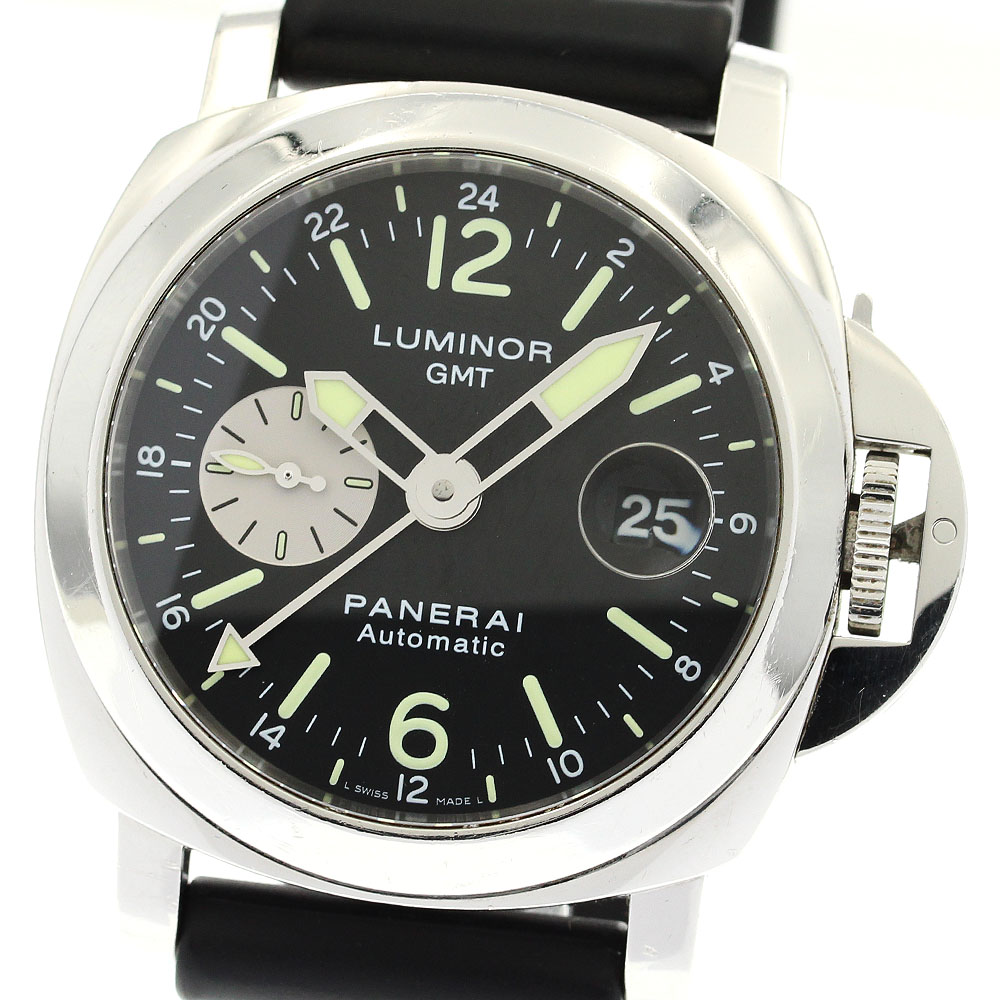 パネライ PANERAI PAM00088 ルミノール GMT デイト スモールセコンド 自動巻き メンズ 内箱・保証書付き_878754【中古】