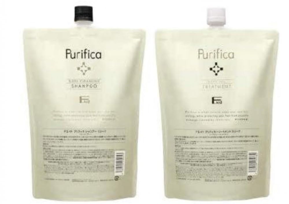 【２本セット】Fエイド プリフィカ シャンプー スリーク レフィル 800ml／トリートメント スリーク レフィル 800g