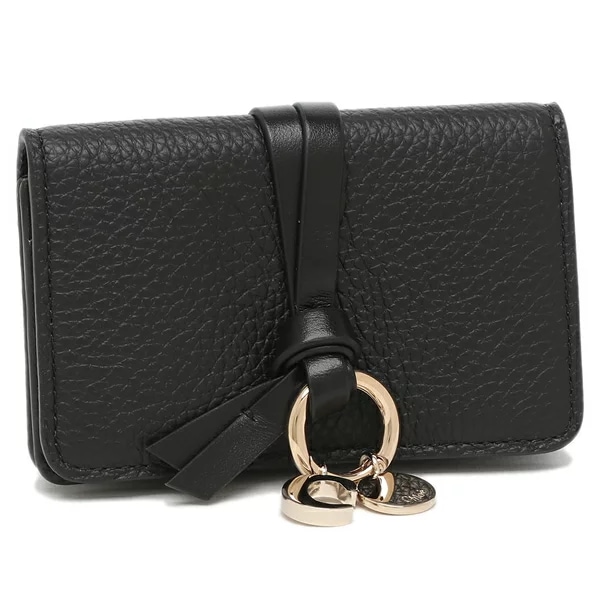 カードケース アルファベット ブラック レディース CHC21WP015F57 001