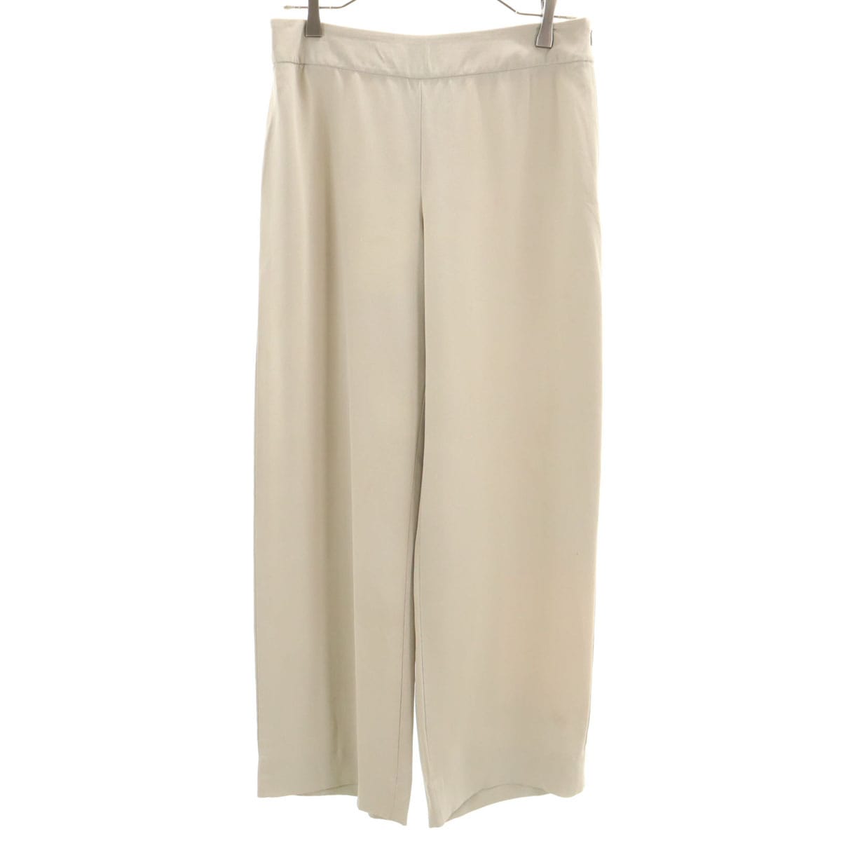 イタリア製 シルクブレンド パンツ 42 グレー系 レディース 古着