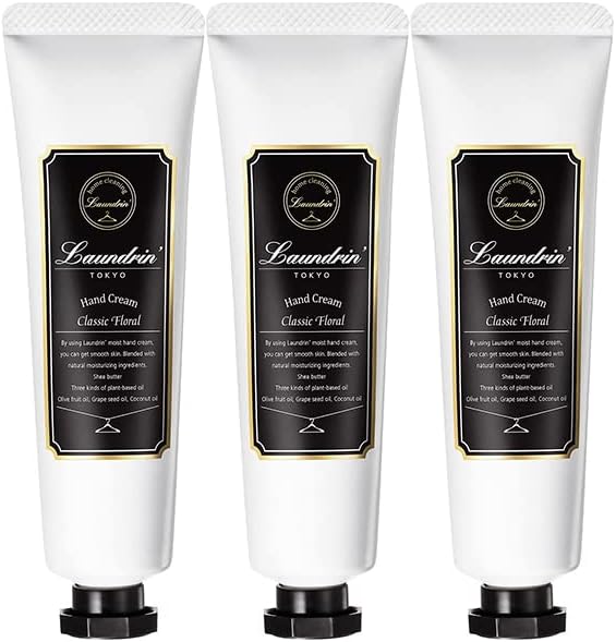 3本セット ランドリン Laundrin パフュームハンドクリーム クラシックフローラルの香り 17g
