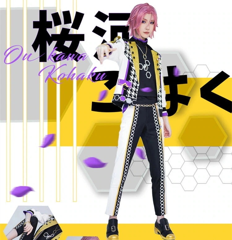 Ensemble Star あんさんぶるスターズ！ Crazy:B 蜜蜂のリーダー 桜河 こはく コスプレ衣装 コスチューム ハロウィン 変装 仮装期間限定30％