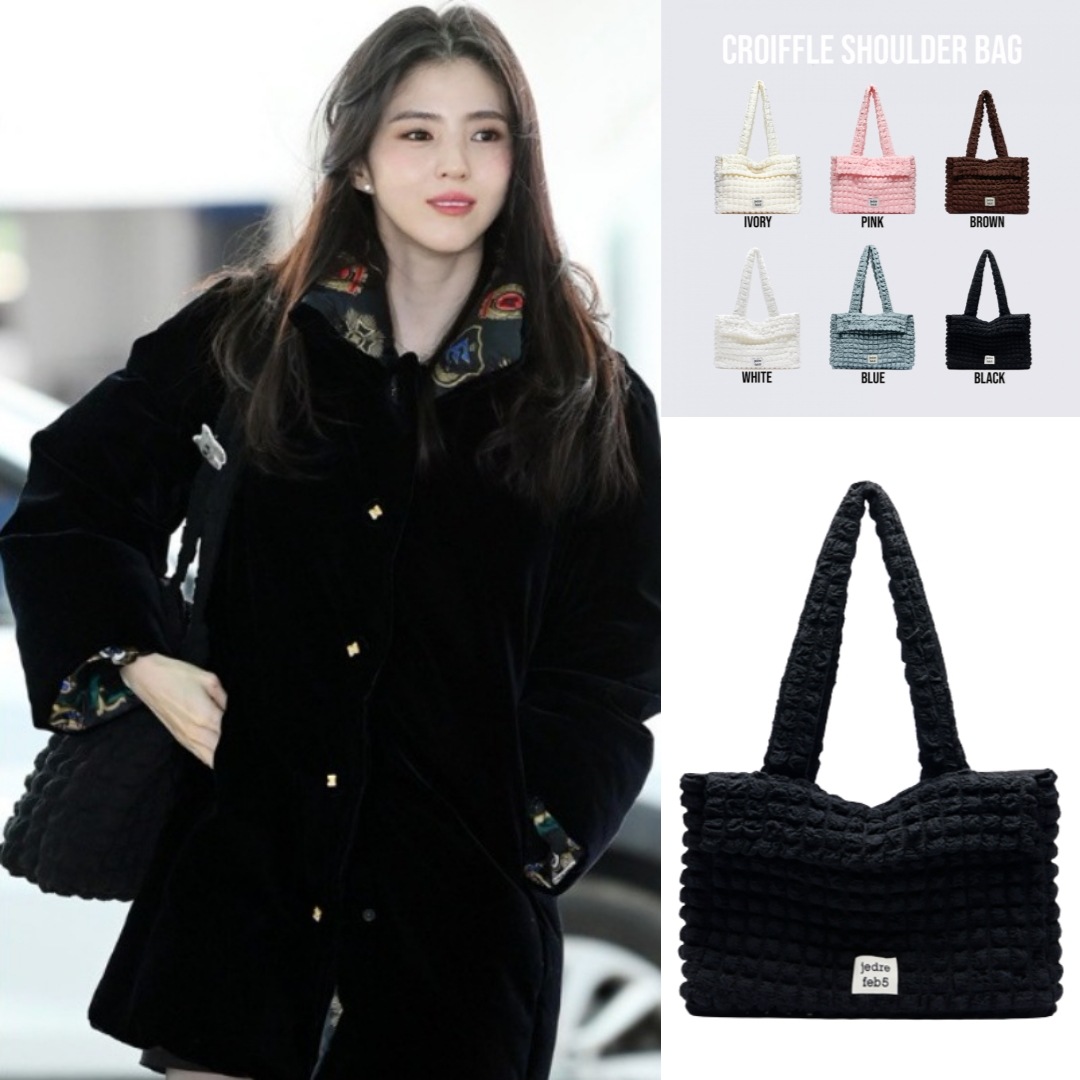 【ハンソヒ着用】Croiffle shoulder bag 6colors キルティング ショルダーバッグ レディース 韓国ファッション 韓国ブランド 韓国公式正規品